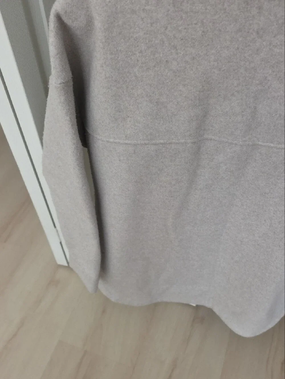 Banana Republic Light Beige Wool-Blend Shacket